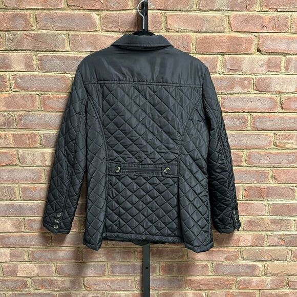 Jones New York Black Quilted Button Jacket Size Large - Picture 5 of 10